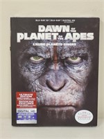 "DAWN OF THE PLANET OF THE APES" NEW BLU-RAY MOVIE