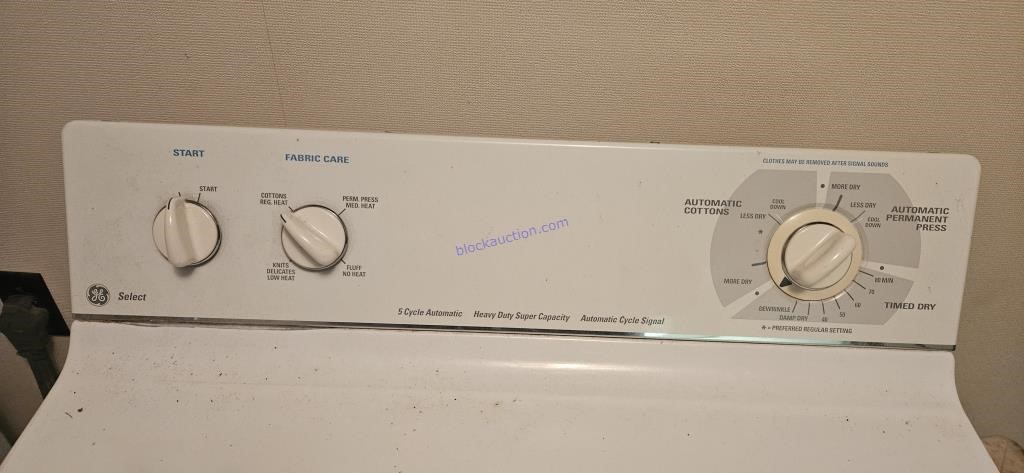 Dryer and contents (has not been tested)