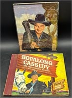 VTG HOPALONG CASSIDY RECORD BOOK & PUZZLE