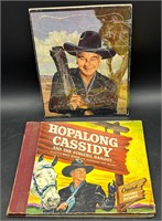 VTG HOPALONG CASSIDY RECORD BOOK & PUZZLE