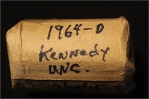 $10 Roll of 1964-D UNC Kennedy Halves