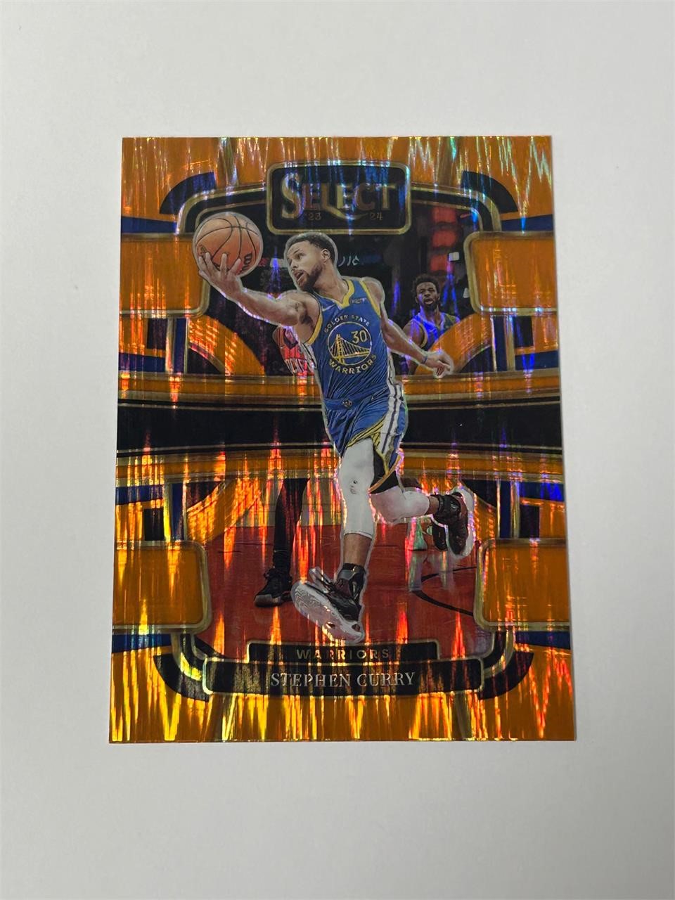 2023 Select Steph Curry ORANGE FLASH Prizm