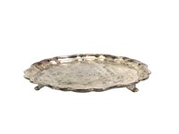 LARGE SILVER PLATE SERVING TRAY