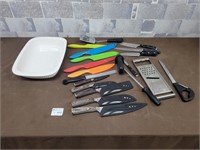 Kitchen knives and other kitchen tools