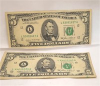 5 - 1976 Two Dollar Notes