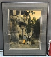 H.Ruvell framed print 17"x14.5"