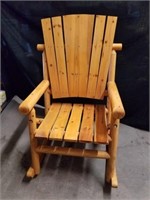 Giant beautiful wood rocker leigh authentic