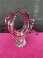 MCM Muraono, Formia Vetri vase handblown, pink
