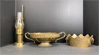 Brass Lot Lamp, Bowls