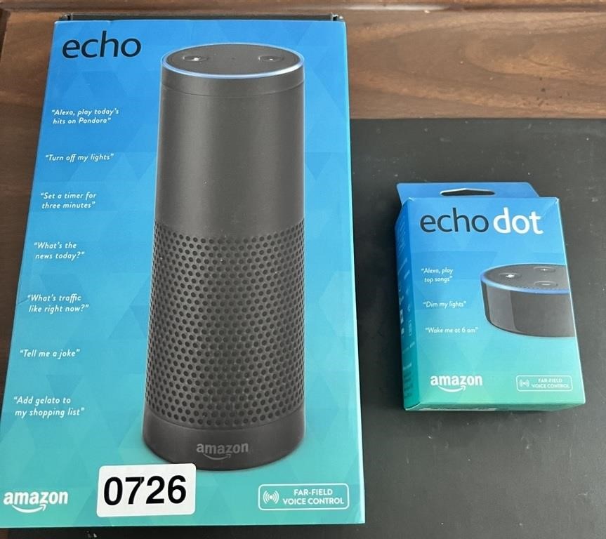 Echo and an Echo Dot.