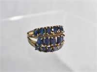 Gold & Sapphire Cocktail Ring