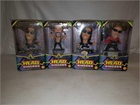 4 NIB WCW Toy Biz Head Ringers