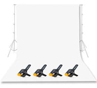 EMART 10x12ft White Photo Backdrop for Photography