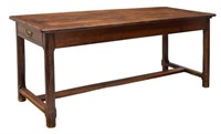 FRENCH PROVINCIAL FRUITWOOD FARM TABLE