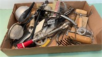 Assorted kitchenware, knives and more