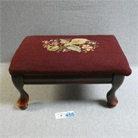 Needlepoint Foot Stool