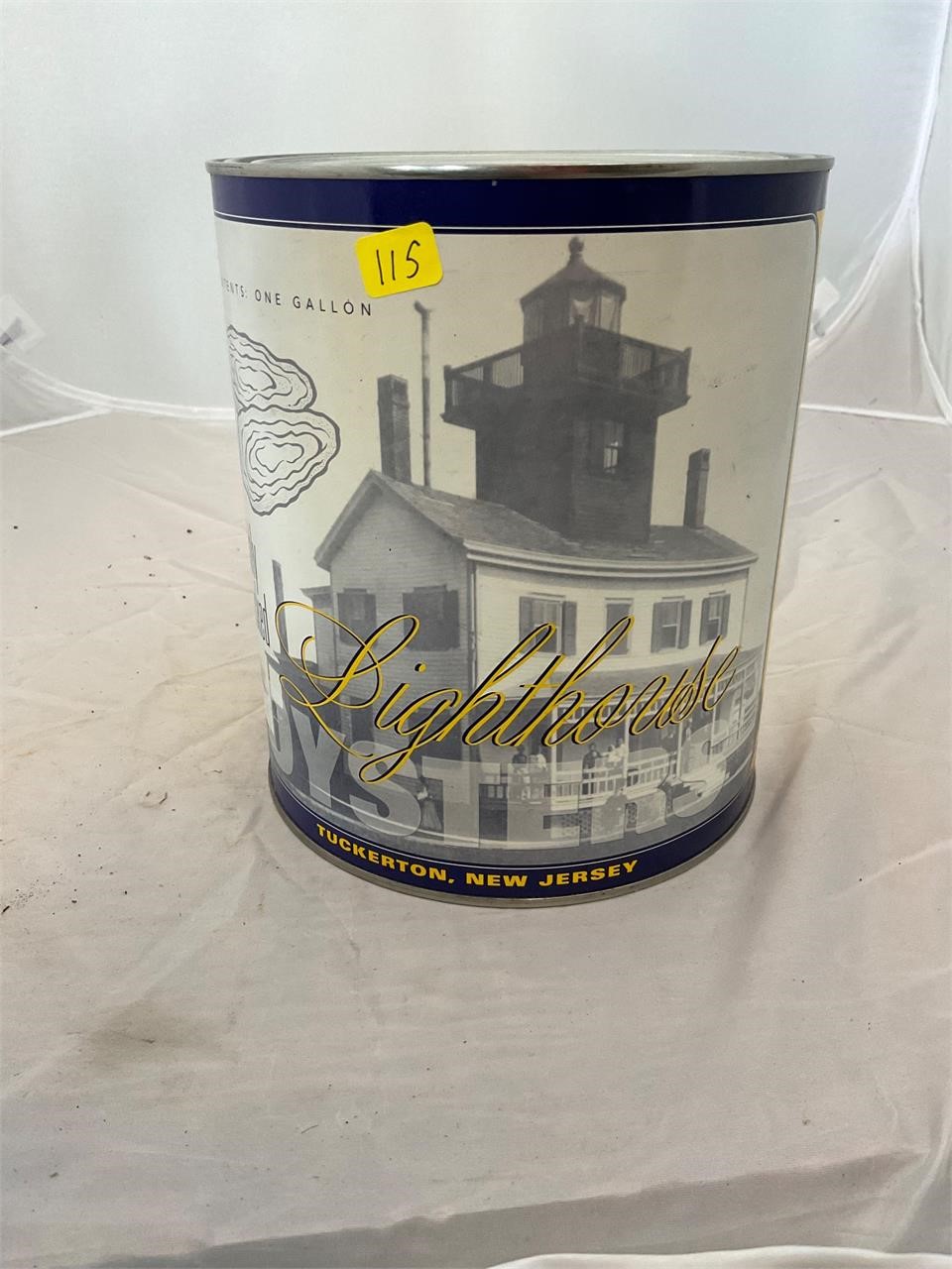 Tuckerton New Jersey  Lighthouse Oyster Can no 1