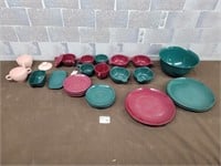 Vintage Melmac and Evermaid dishes