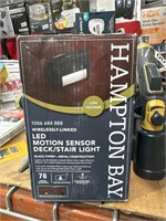 HAMPTON BAY LED MOTION SENSOR LIGHT RETAIL $20