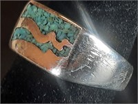 STERLING TURQUOISE NATIVE AMERICAN VINTAGE