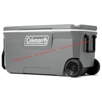 Coleman 100Qt Wheeled Hard Cooler, Rock Gray