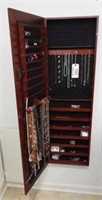Lot #4985 - Jewelry Cabinet and contents to