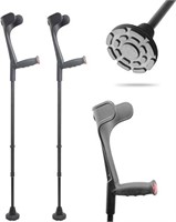 USED-Adjustable Forearm Crutches - Adult