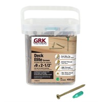 GRK #9 2-1/2in. Star Drive Deck Screw  400pk