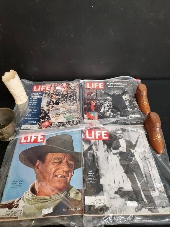 Vintage Items with Life Magazines