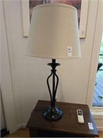 Metal table lamp 28"