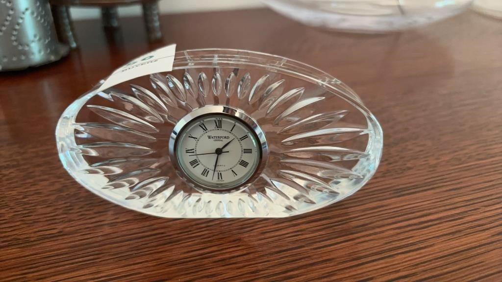 Waterford Crystal Desk Clock