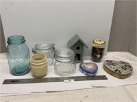 Lot Of Misc Items- Jars etc