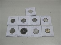 Assorted Antique & Vtg Foreign Silver Coins