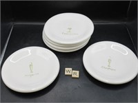 SET OF 6 COCKTAIL PLATES