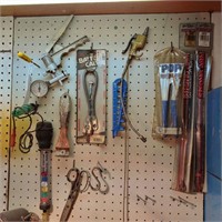 Peg Board Contents, all tools