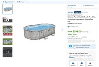 B4146  Coleman Oval Pool Set, 16 x 10 ft.