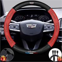 HJKLASFEXC Steering Wheel Cover Compatible with Ca