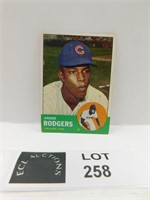 1963 TOPPS ANDRE RODGERS MLB BASEBALL CARD