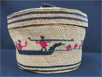 LIDDED NATIVE BASKET