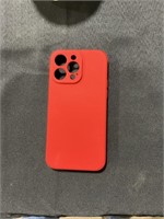 Red iPhone 14 Pro case