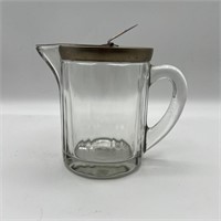 Hersey glass syrup pitcher mold dated USA 1951
