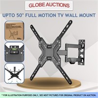 UPTO 50" FULL MOTION TV WALL MOUNT