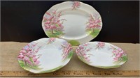 3 Royal Albert Blossom Time Serving Dishes