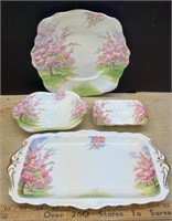 4 Royal Albert Blossom Time Serving Dishes