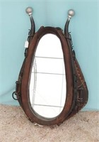 Horse Collar Mirror, 30" x 20"