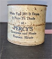 Percy's Groceries, Ramsey, IL Sifter