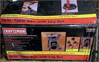 New in Box Craftsman 10" Table Saw w/ Leg Set