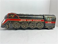 1950s Overland Express Railway Train Battery Oper.