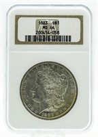 1883-P MS64 Morgan Silver Dollar