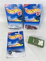 Hot Wheels Cars - NEW! And a vintage green truck!